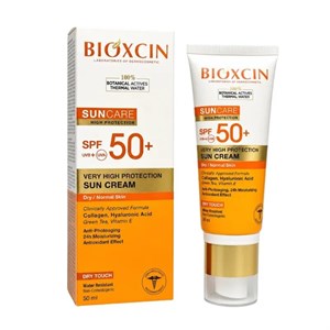 کرم ضد آفتاب بیوکسین مدل Sun Care مناسب پوست خشک و نرمال SPF50 حجم 50 میلی لیتر