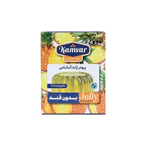 پودر ژله بدون قند کامور با طعم آناناس 36 گرمی