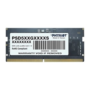 رم لپ تاپ Signature Line پاتریوت DDR5 16GB تک کاناله CL40 فرکانس 4800MHz