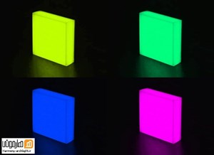 سنگ نورانی RGB سایز 10 10 (7 رنگ)نور بسیار قویضمانت بازگشت وجه