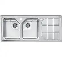 سینک اخوان توکار 120*50  چپ کد 324