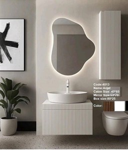 فول ست روشویی کابینتی رابوکا آنجل سفید(کابین-آینه-باکس-سنگ)