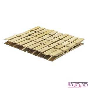 گیره لباس چوبی مدل بامبو