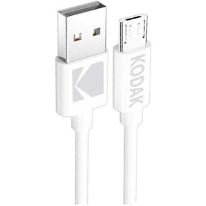 کابل USB به Micro USB کداک مدل KODAK White طول 1 متر