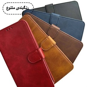 کیف کلاسوری چرم مصنوعی  گوشی موبایل سامسونگGalaxy A34|محافظ کلاسیک و شیک