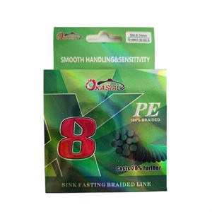 نخ ماهیگیری براید 8 رشته اوکاسیا مدل Okasia X8 PE متراژ 150 متر (فست سینک)