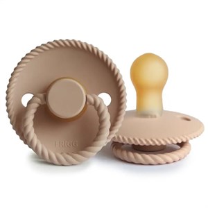 پستانک فریگ لاتکس طنابی سایز 1 رنگ Cocoa (شکلاتی)