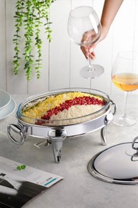 سوفله بیضی روما نقره ای ریور کد RM300