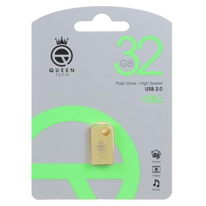 فلش 32GB USB2 Queen CELL طلایی