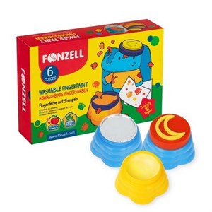 رنگ انگشتی 6 رنگ سری Kids