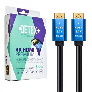 کابل HDMI دیتکس پلاس (+DETEX) طول 3 متر ( گارانتی 12 ماهه )