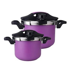 زودپز دوقلو کلیپسی برناکو مدل ویولت و لاوندر Bernaco Violet 2 Pieces Pressure cooker