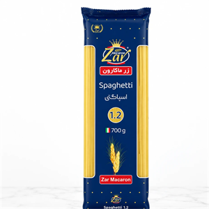 ماکارونی اسپاگتی 1.2 700 گرمی زر