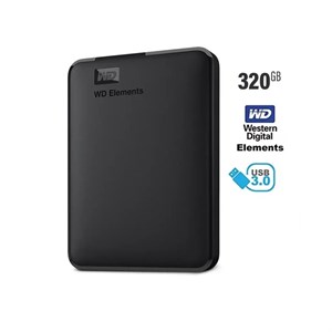هارد اکسترنال وسترن دیجیتال مدل Elements ظرفیت 320 گیگابایت 