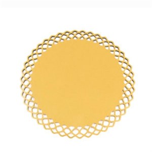 زیر لیوانی،مولتی استایل طرح دایره، در دو رنگ طلایی و نقره ای،بسته 1 عددی،سایز 12 سانت