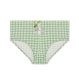 شورت زنانه اسلیپ نخی چهارخونه طرح خرس خرگوش و گوزن سایز 2XL ساحل