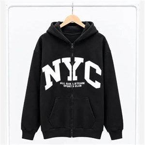 سویشرت زنانه NYC فلامنت داخل کرکی فری سایز