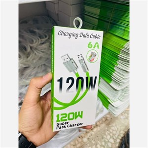 کابل شارژر اندروید مدل 120w فست شارژ و دیتا دار