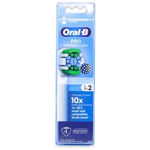 سری یدک مسواک برقی اورال بی Oral-B Pro Precision Clean سفید بسته 2 عددی 