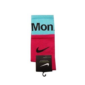 جوراب ساقدار دو تیکه طرح MON. NIKE جنس نخی فری سایز 36 تا 41
