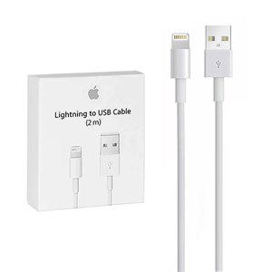 کابل شارژ 2 متری آیفون مدل MD819ZM A پک دار - سفید (گارانتی شش ماهه نیکان همراه)