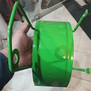 شلنگ جمع کن فلزی دیواری با نگه دارنده آبپاش