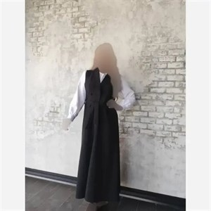 وست و کمربند زنانه طرح نلا جنس کرپ مازراتی قد 140