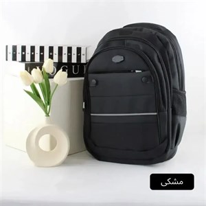 کوله پشتی پارچه ای روزمره و مدرسه مدل زیپی با بند دوشی