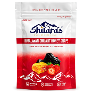 ساشه شیلاجیت عسل و توت فرنگی شیلارا (Shilaras) 7 عددی