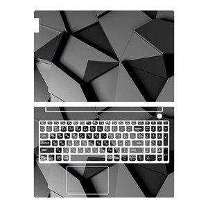 اسکین(برچسب)لپتاپ به همراه استکیر کیبورد-مدل لنوو ThinkBook 15 G2 ITL-هندسی 21-سفارشی