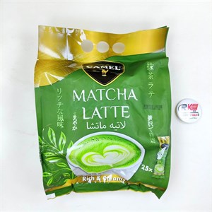 لته لاته چای ماچا ساشه ای کمل 25 عددی camel matcha tea