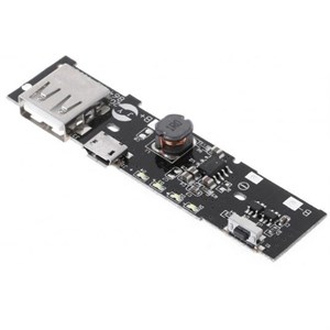 ماژول ساخت پاور بانک دارای خروجی 5V 2.1A USB مناسب برای کیس های XiaoMi