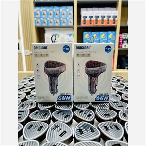 کله شارژر فندکی 66w اصلی با ضمانت مناسب تمامی گوشی ها دارای 2 پرت USB و یک پورت PD کیفیت بسیار عا