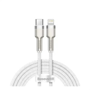 کابل شارژ Type-C to iP باسئوس مدل Cafule Series Metal با طول 2 متر 20 وات