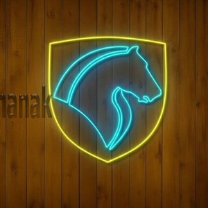 تابلو نئون طرح لوگو ایران خودرو کد 14174(اقساطی) NE