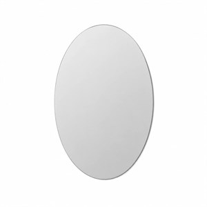 آینه دیواری مدل نشکن بیضی چسبی MirrorPlus کد 011R