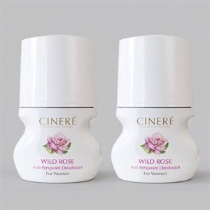 رول ضد تعریق سینره مدل Wild Rose حجم 50 میلی لیتر مجموعه 2 عددی