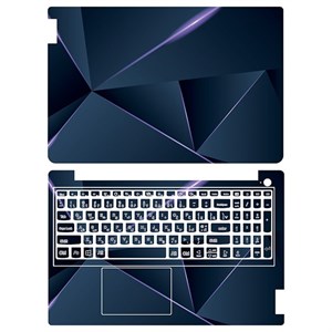 اسکین(برچسب)لپتاپ به همراه استکیر کیبورد-مدل Lenovo IdeaPad 3 15IAU7-هندسی41-سفارشی