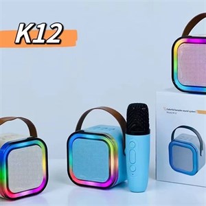 اسپیکر بلوتوثی و میکروفون دار مدل WIRELESS KARAOKE SPAKER K12