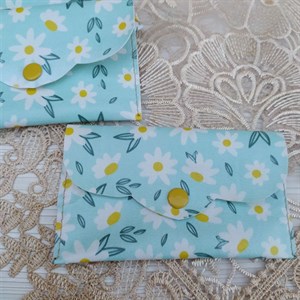کیف دستمال کاغذی چرمیجا دستمال کاغذی  فانتزی  چرم بابونه