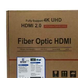 کابل HDMI انزوپلاس V2.0-4Kمدل Fiber Optic طول 30 متر (فیبر نوری)-پس کرایه