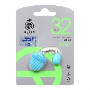 فلش 32GB USB2 Queen Sweet آبی