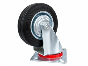 چرخ لاستیکی گردان سایز 10