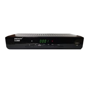گیرنده دیجیتال دنای مدل 1032 به همراه آنتن رومیزی و کابل HDMI