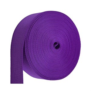 بند کیف مدل نوار گان برزنت 3cm-Vio- طول ده متر E6M
