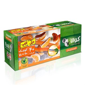 کیسه زیپ دار کوچک 40 عددی کوالا - 6261591802044