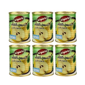 کمپوت گلابی ماهوند - 350 گرم مجموعه 6 عددی