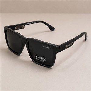 عینک آفتابی مردانه HUGO BOSS پلاریزه uv400 مدل کلاسیک مشکی