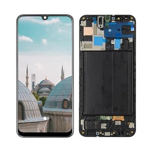 تاچ ال سی دی Samsung Galaxy A50 / A30 / A50S با فریم - مشکی - TFT (گارانتی 3 ماهه Gem Cell)