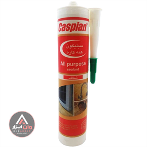 چسب آکواریوم کاسپین مدل همه کاره رنگ شفاف وزن 330 گرم